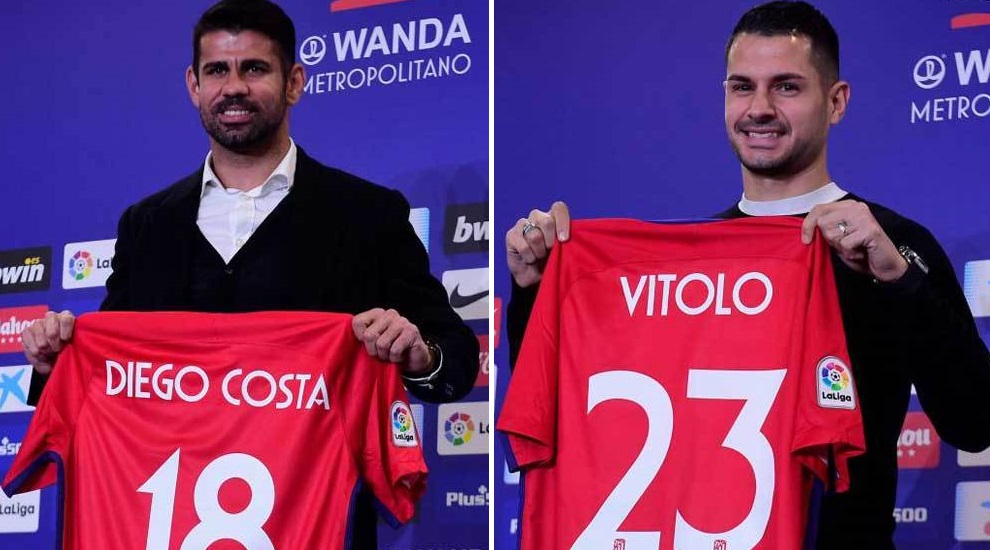 Коста и Витоло представлены в качестве игроков Атлетико